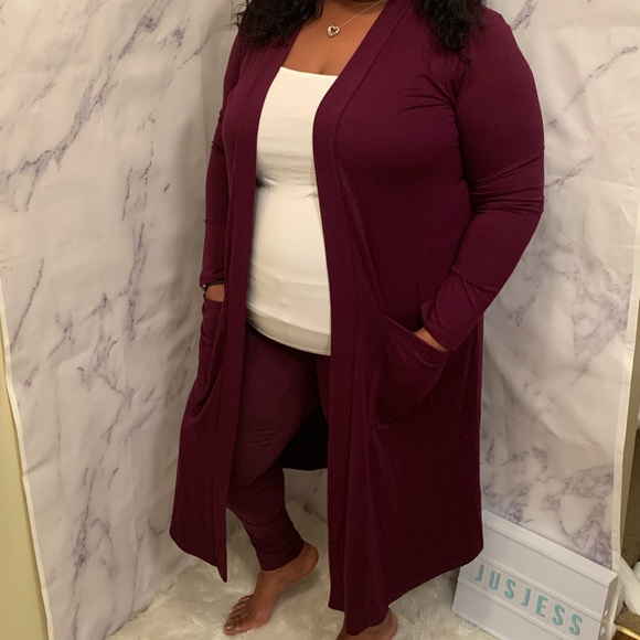 Gray Duster Set - Picture 3 of 5